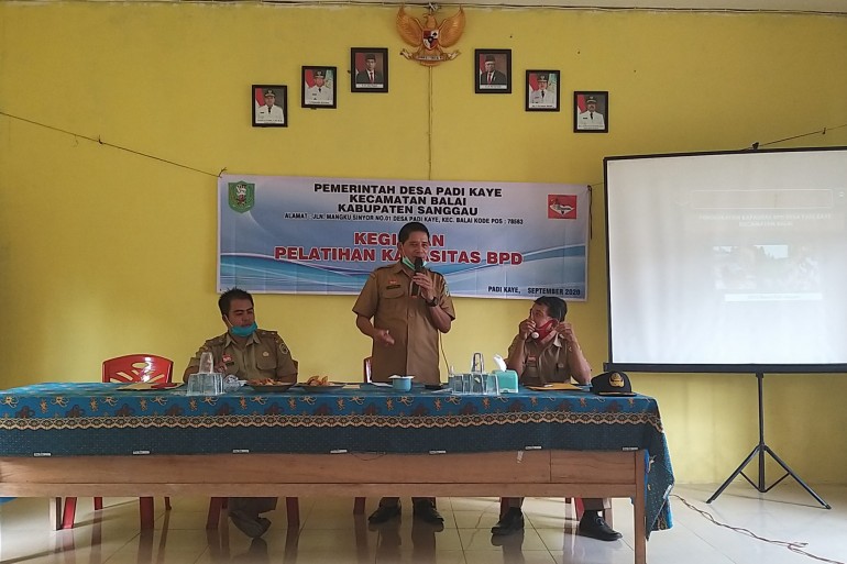 Pelatihan Kapasitas Badan Permusyawaratan Desa (BPD) Desa Padi Kaye Kecamatan Balai
