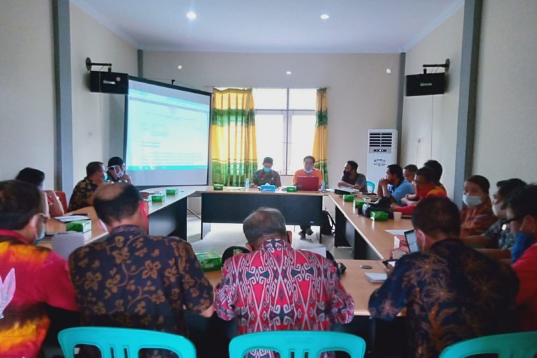 Rapat Koordinasi Tindak Lanjut Penyaluran BLT DD di Kabupaten Sanggau Tahun 2020