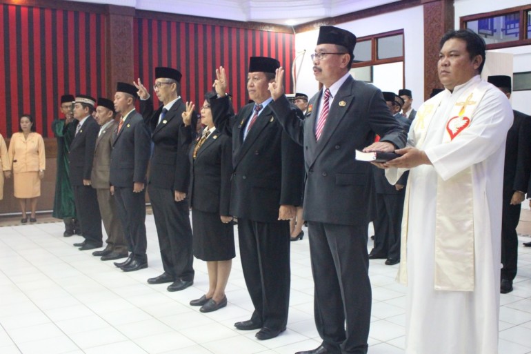 Bupati Sanggau Mutasi Tujuh Pejabat Eselon II di Lingkungan Pemkab Sanggau, Ini Posisinya
