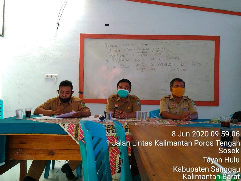 Verifikasi Lapangan IDM Kab. Sanggau tahun 2020 di Desa Sosok Kec. Tayan Hulu