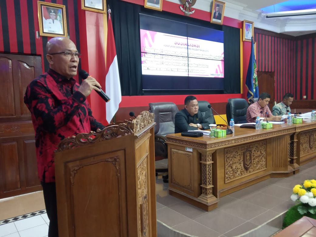 DPRD Provinsi Kalbar Mensosialisasikan Tiga Raperda Provinsi Kalbar di Kabupaten Sanggau