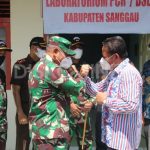 Bupati Sanggau Dampingi Danrem 121/ABW Untuk Meninjau Pembangunan Laboratorium PCR/BSL 2 Di Kabupaten Sanggau