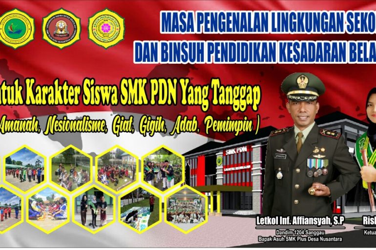 SMK Plus Desa Nusantara Sanggau, Gelar MPLS, Ajang Latih Ketahanan Mental