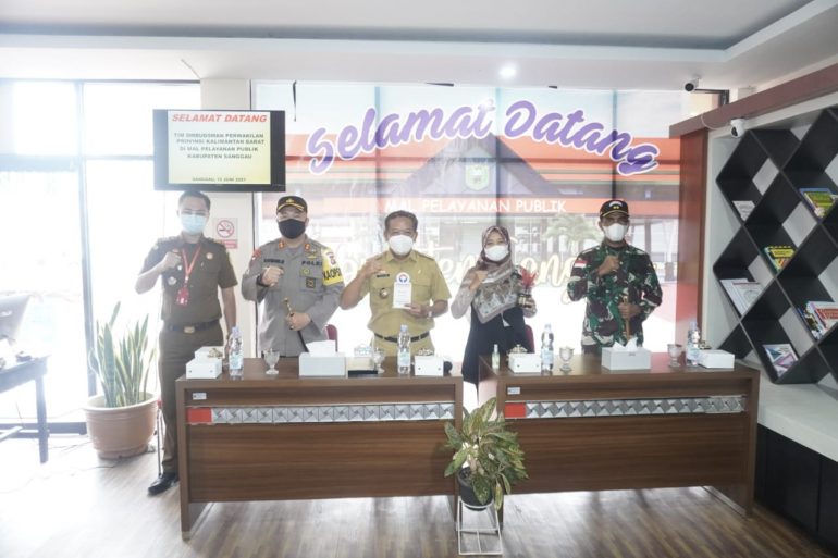 Ombudsman RI Perwakilan Provinsi Kalimantan Barat membuka gerai di Mal Pelayanan Publik Kabupaten Sanggau – DPMPTSP