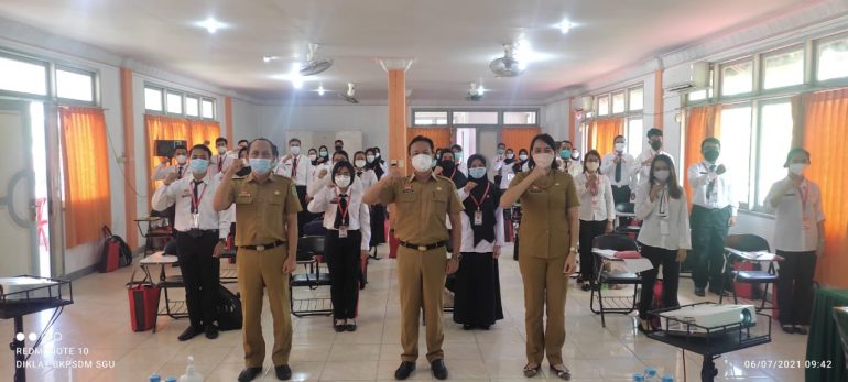 Pembukaan Pelatihan Dasar CPNS Gelombang II Angkatan XXXVI di Lingkungan Pemerintah Kabupaten Sanggau Tahun 2021