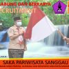 Penerimaan Anggota Saka Pariwisata Kabupaten Sanggau