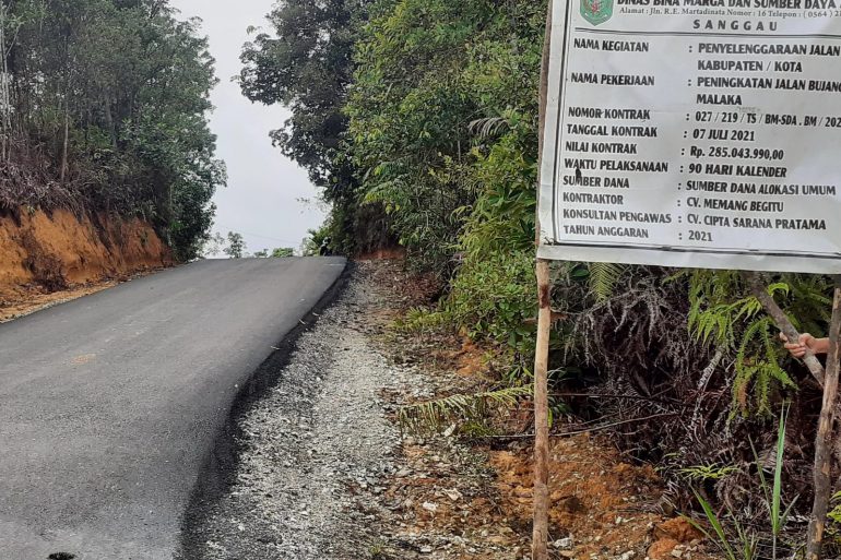 Dinas BMSDA Kabupaten Sanggau telah menyelesaikan penanganan beberapa ruas jajan dalam kota Sanggau – DISBIMASDA