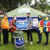 DISPERINDAGKOP dan BPBD Kabupaten Sanggau Menerima Bantuan Tenda Dari Indomaret