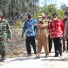 Wabup Sanggau Tinjau Jalan Pembangunan Eks-TMMD Di Desa Bagan Asam