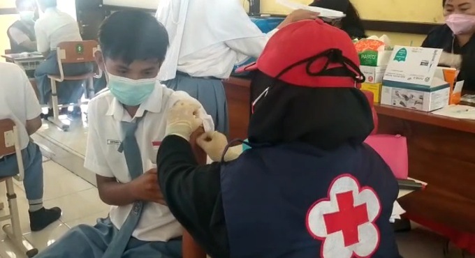7 Ribu Orang Terima Vaksinasi dari PMI Sanggau