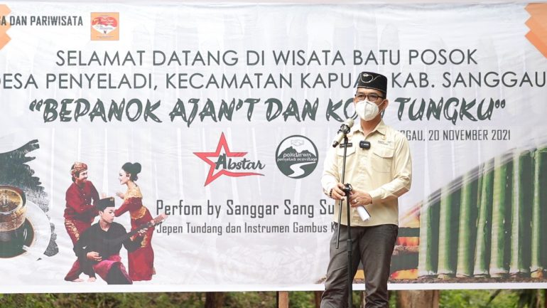 Festival Bepanok Ajan't dan Kopi Tungku di Objek Wisata Batu Posok