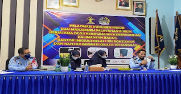 Kantor Imigrasi Sanggau Gelar Pelatihan Pendeteksian Dokumen dan Pelayanan Publik