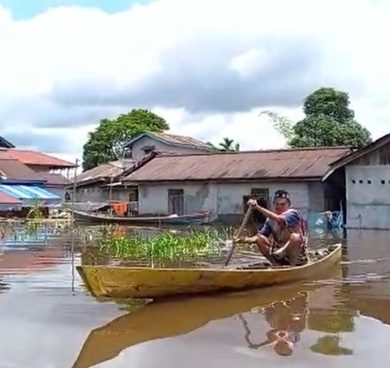 7.274 Rumah Terendam Banjir di Sanggau