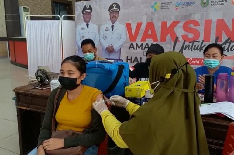 44,45 Persen, Capaian Vaksinasi COVID-19 di Sanggau