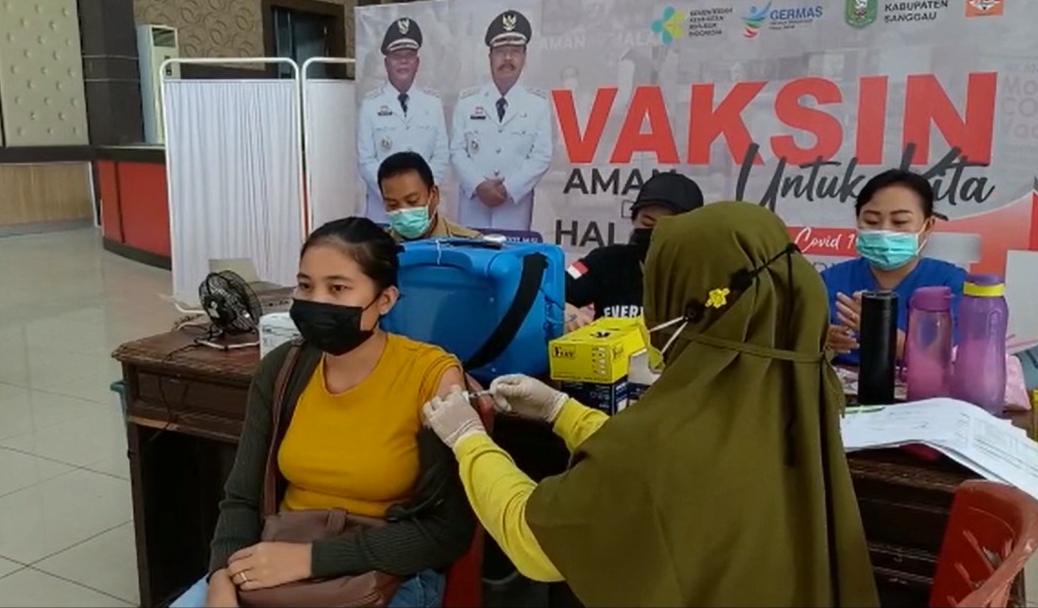 44,45 Persen, Capaian Vaksinasi COVID-19 di Sanggau