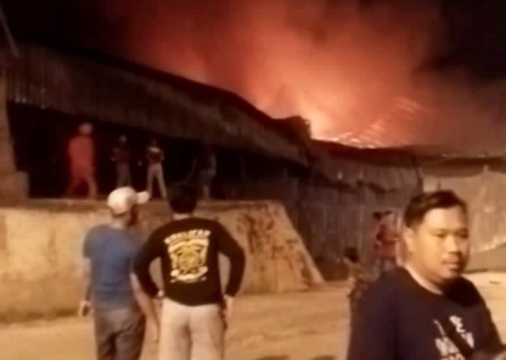 Kebakaran Gudang PT STIM, Ini Penjelasan Kapolsek Tayan Hilir