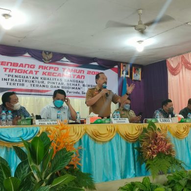 BAPPEDA Kabupaten Sanggau Memfasilitasi Musyawarah Perencanaan Pembangunan (MUSRENBANG) Tingkat Kecamatan Tahun 2023