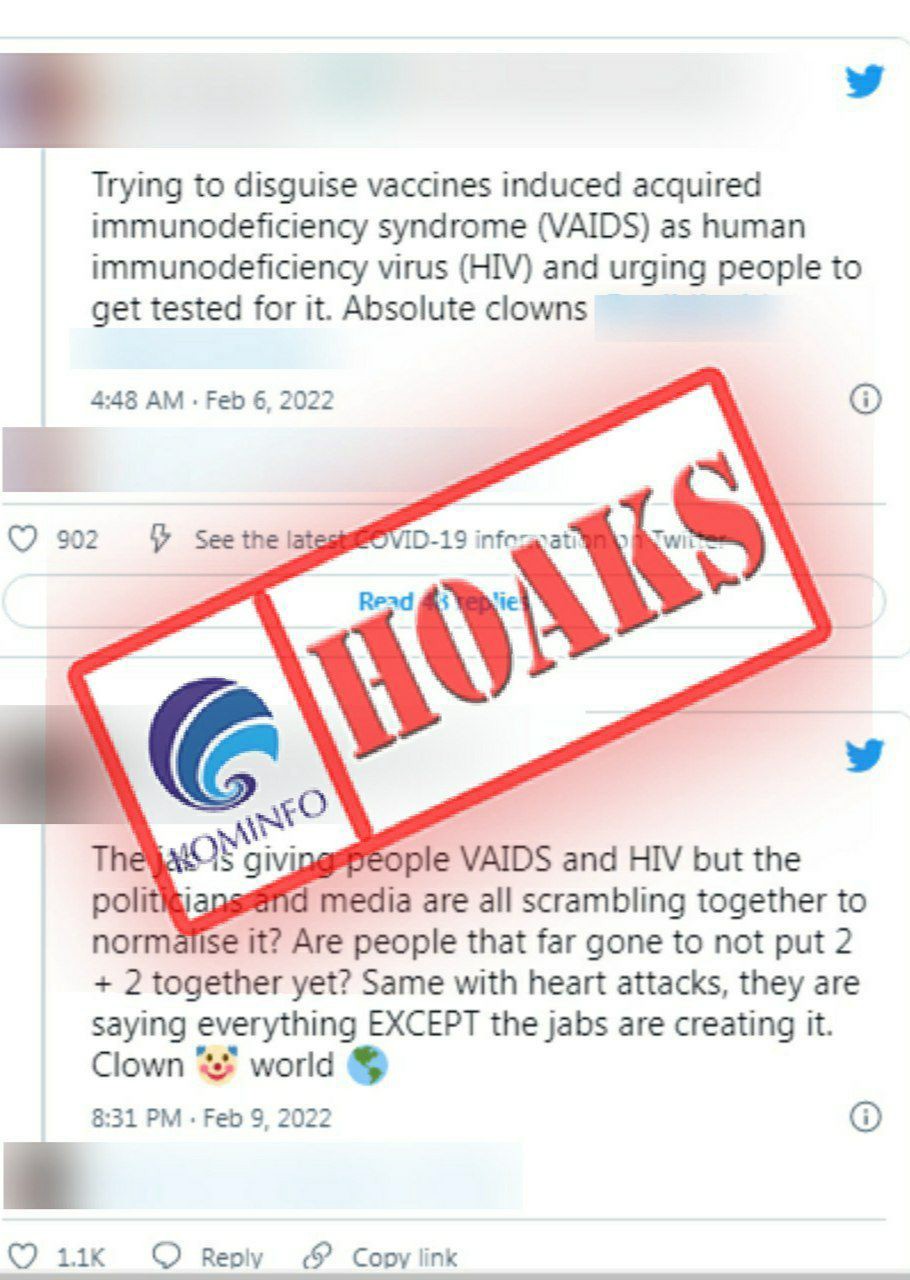 [HOAKS] Covid-19 Vaccine Causes VAIDS Syndrome – 02/17/2022