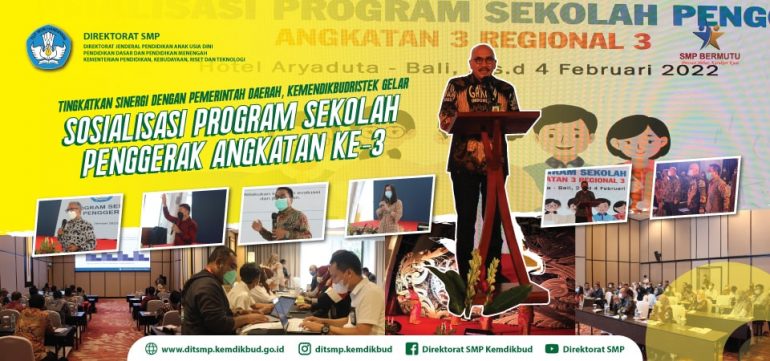 Tingkatkan Sinergi dengan Pemerintah Daerah, Kemendikbudristek Gelar Sosialisasi Program Sekolah Penggerak Angkatan ke-3