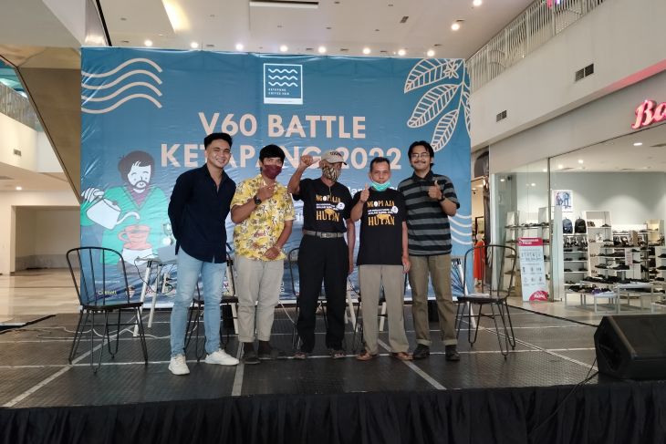 Paguyuban Kopi binaan TANAGUPA jadi narasumber Event V60 Battle Coffe di City Mall Ketapang
