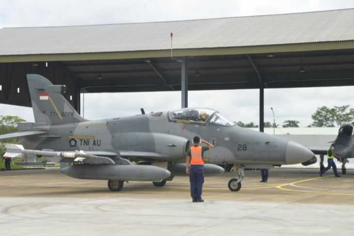 Lanud Supadio latihan manuver lapangan Perkasa A-22 amankan wilayah udara nasional