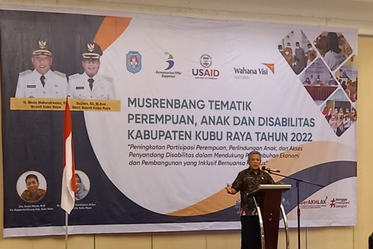 Pemkab Kubu Raya dorong partisipasi penyandang disabilitas dalam pembangunan