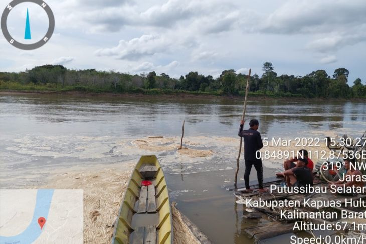 Basarnas Sintang bantu pencarian korban tenggelam di Jaras Kapuas Hulu