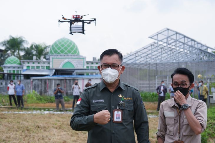 Dinas TPH Kalbar manfaatkan teknologi drone dukung intensifikasi