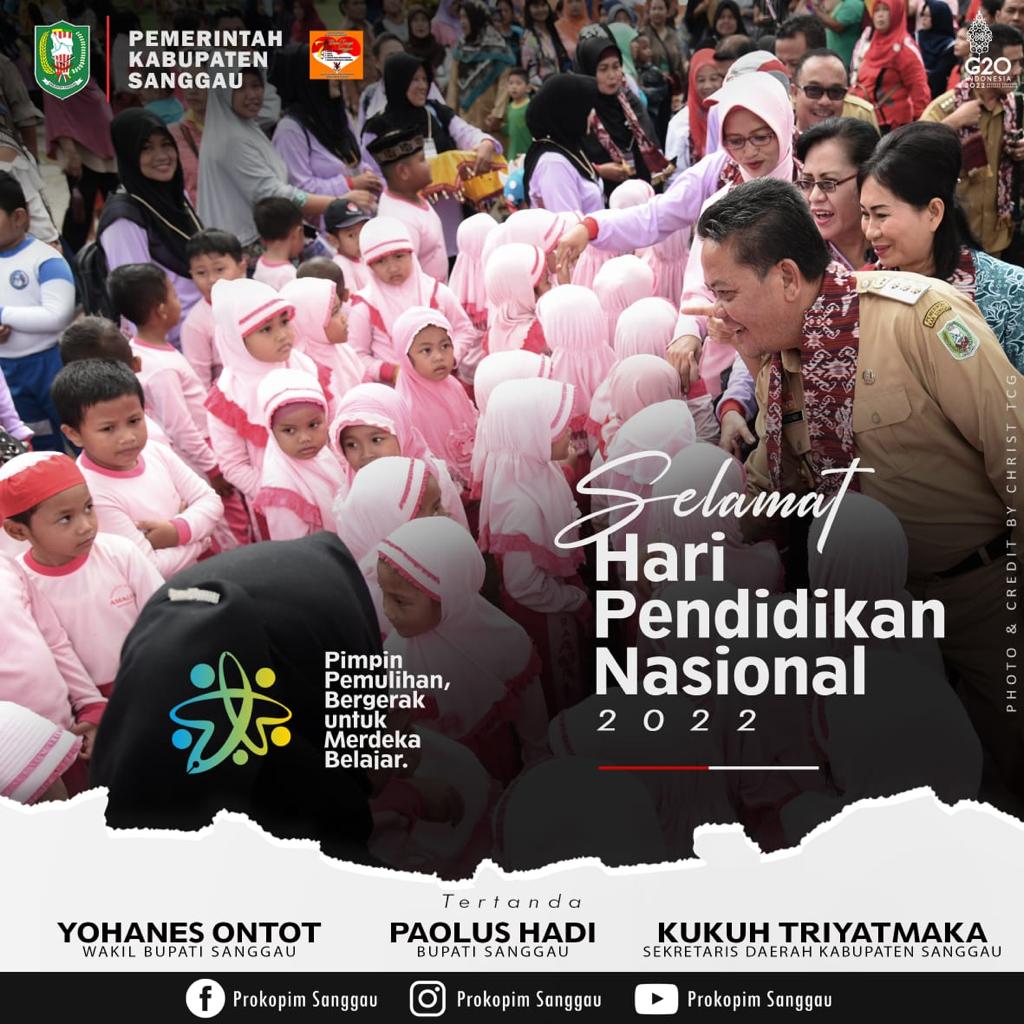 Upacara Peringatan Hari Pendidikan Nasional Tahun 2022 Di Satuan Pendidikan Jenjang SMP se-Kabupaten Sanggau (I)