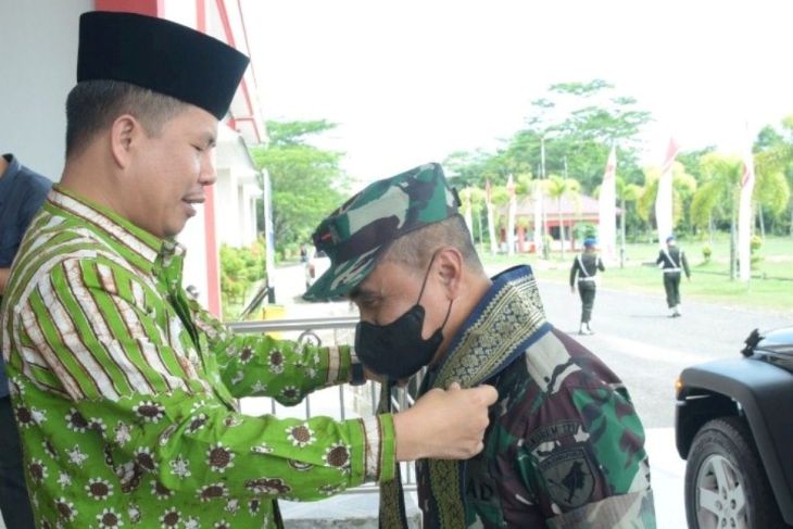 Satono perkuat sinergi dengan TNI bangun perbatasan