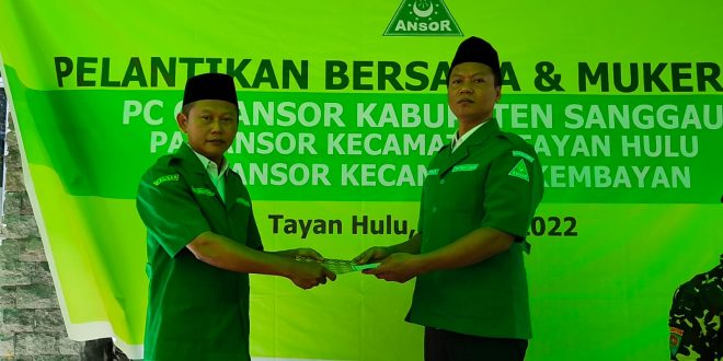 Pengurus PC GP Ansor Sanggau Periode 2019-2023 Resmi Dilantik – Kalimantan Today