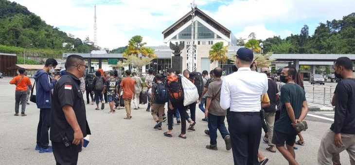 KJRI Kuching kembali pulangkan 59 pekerja migran Indonesia dari Malaysia lewat PLBN Entikong