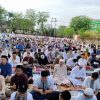 Ahwanudin Imam Sholat Idul Adha di Halaman Kantor Bupati Sanggau
