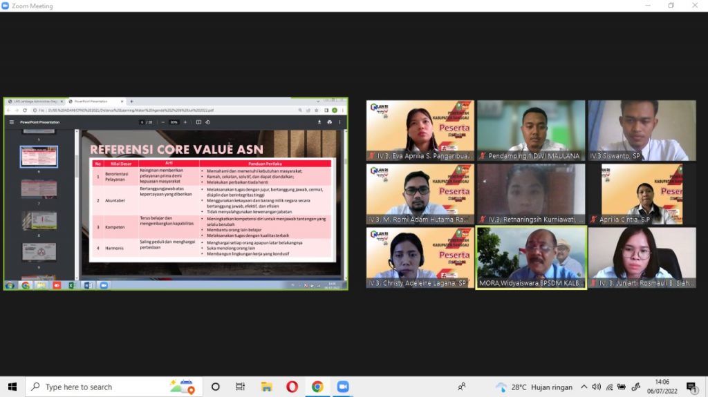 Pelatihan Dasar CPNS Metode Blended Learning