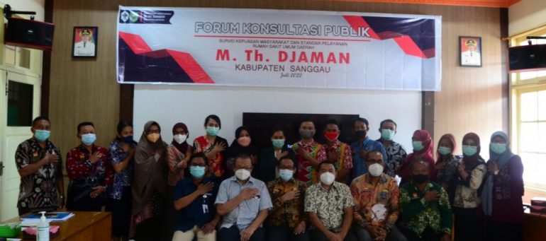 RSUD M. Th. Djaman Kabupaten Sanggau mengadakan Forum Konsultasi Publik (FKP) Standar Pelayanan dan Survei Kepuasan Masyarakat.
