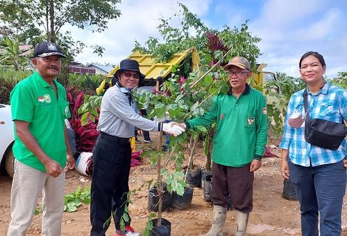 Sukseskan MTQ ke-XXX Tingkat Kabupaten Sanggau Tahun 2022 Dinas LH Serahkan Bantuan Bibit – Dinas Lingkungan Hidup