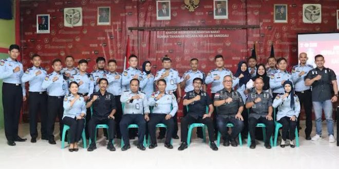 Kakanwil Kemenkumham Kalbar Apresiasi Petugas Rutan Sanggau Gagalkan Napi Kabur – Kalimantan Today