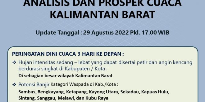 Badan Penanggulangan Bencana Daerah Minta Warga Sanggau Waspada – Kalimantan Today