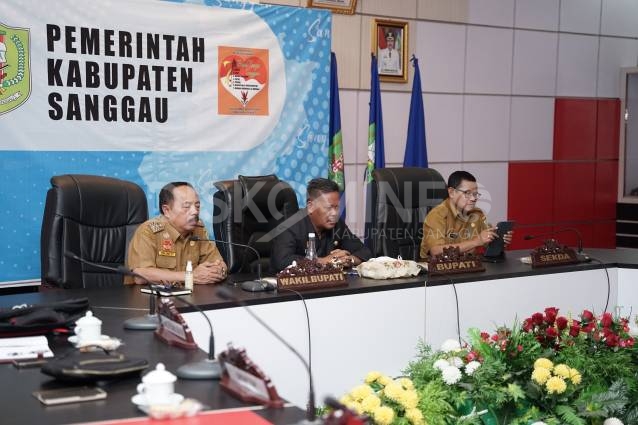 Bupati dan Wakil Bupati Sanggau Mengikuti Rakor Pengendalian Inflasi Daerah Bersama Kemendagri