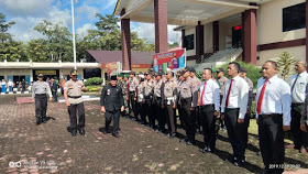 Bupati Sanggau Pimpin Apel Gelar Pasukan Operasi Lilin Kapuas 2019