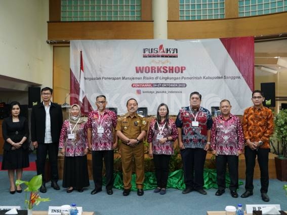 Workshop Penguatan Penerapan Manajemen Resiko di Lingkungan Pemerintah Kabupaten Sanggau