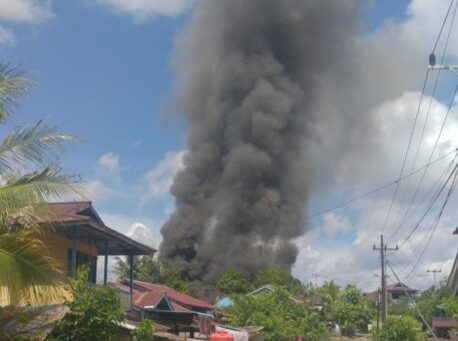 Dilahap si Jago Merah, Satu Rumah di Setompak Sanggau Ludes Terbakar
