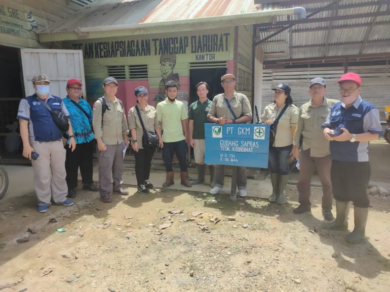 Disbunnak lakukan Monitoring dan Pembinaan Pengendalian Kebakaran Lahan di PT. Global Kalimantan Makmur