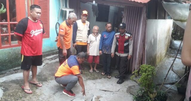 Longsor dan Banjir di Sejumlah Kawasan Kota Sanggau, Sekretaris BPBD Pimpin Tim Terjun ke Lokasi
