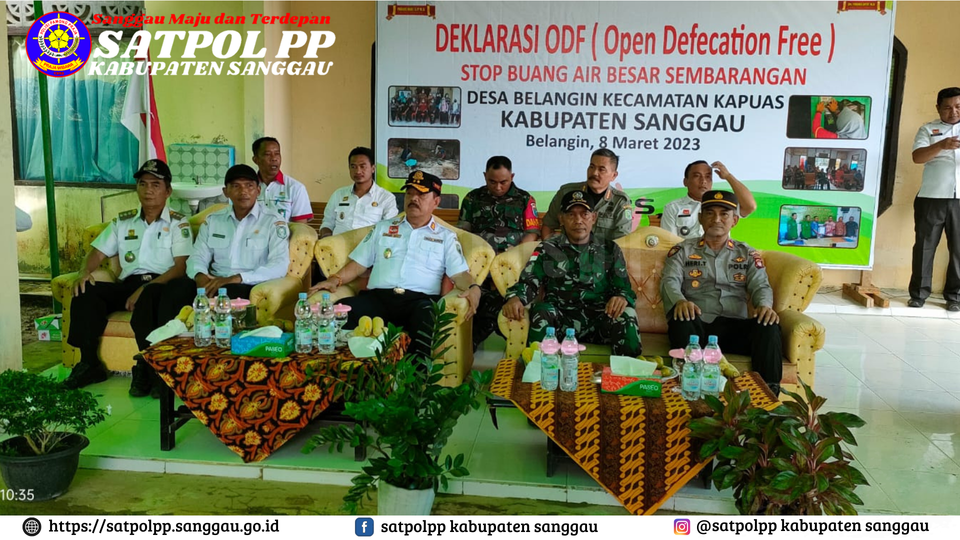 KASAT POL PP menghadiri Deklarasi ODF – Satuan Polisi Pamong Praja
