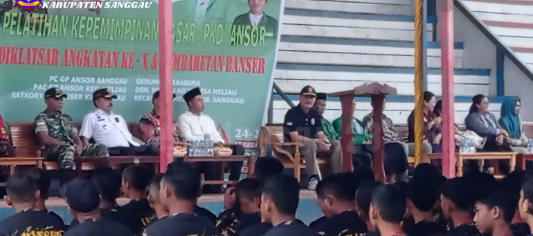 Kasat Pol PP Sanggau menghadiri pembukaan Diklat Banser – Satuan Polisi Pamong Praja