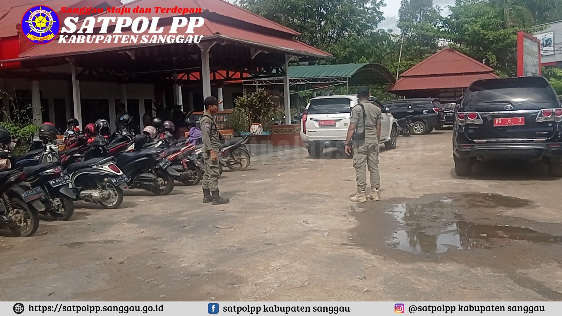 PAM Pelantikan Pejabat di lingkungan Pemerintah Daerah Sanggau – Satuan Polisi Pamong Praja