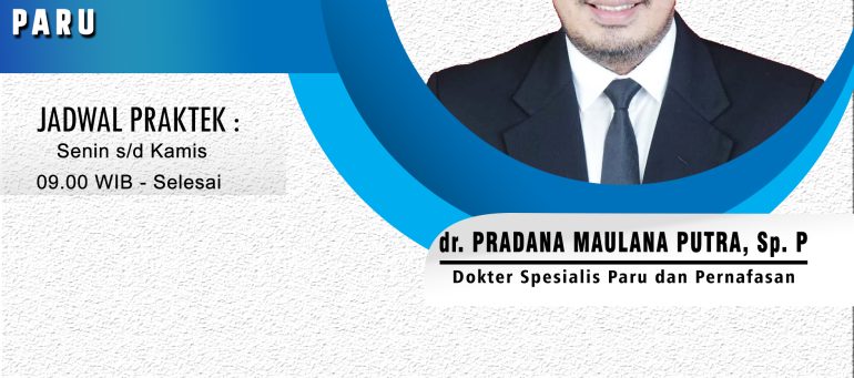 Telah Tersedia Dokter Spesialis Paru & Pernafasan Di Rumah Sakit Umum Daerah M. Th. Djaman Kabupaten Sanggau