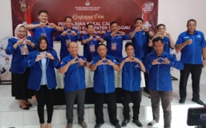 Partai Demokrat Sanggau Penuhi Kuota 5 Dapil Bacaleg, Target 6 Kursi DPRD
