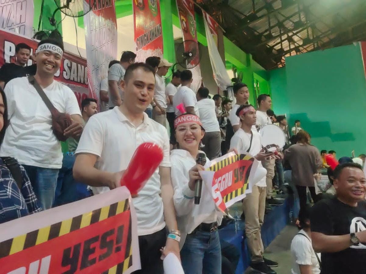 Supporter Sanggau Mengiringi Kemenangan Telak Tim Voli Polres Sanggau – Kalimantan Today